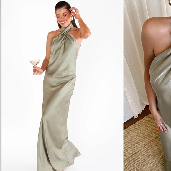 Show Me Your MuMu Dresses & Skirts - Show Me Your MUMU Jasmine Halter Maxi Dress size XS